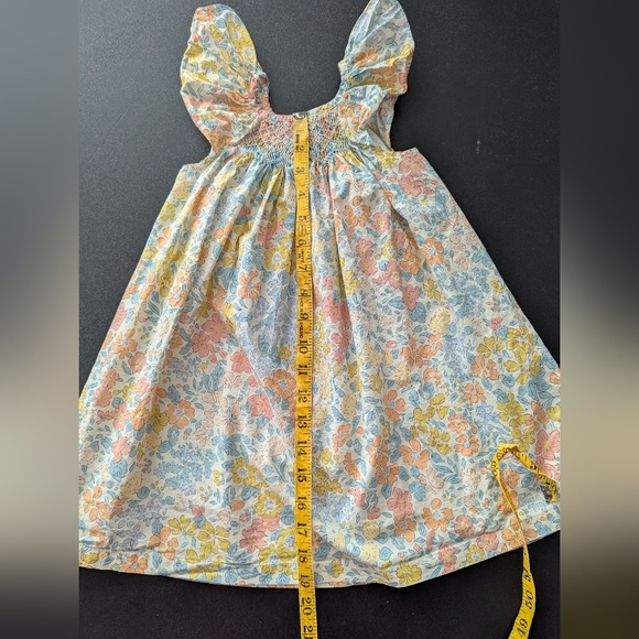 Cotton Smocked Girls Dress size 3/4 from Gil and Niya - Picture 6 of 7